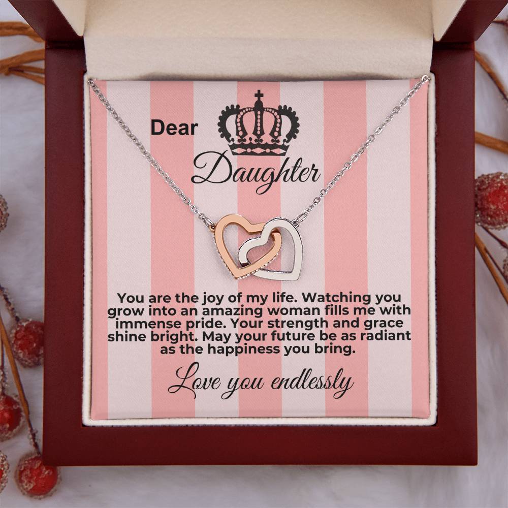 Radiant Joy of My Life Daughter Necklace