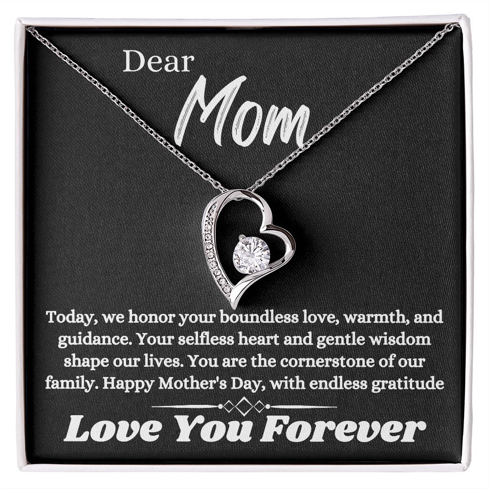 Mothers Day Jewelry Gift To The Best Mom In The World, Unique Gift Idea For Mother's Day, Jewelry Necklace With Message Card In A Box, Daughter And Son To Mom Jewelry - Zahlia