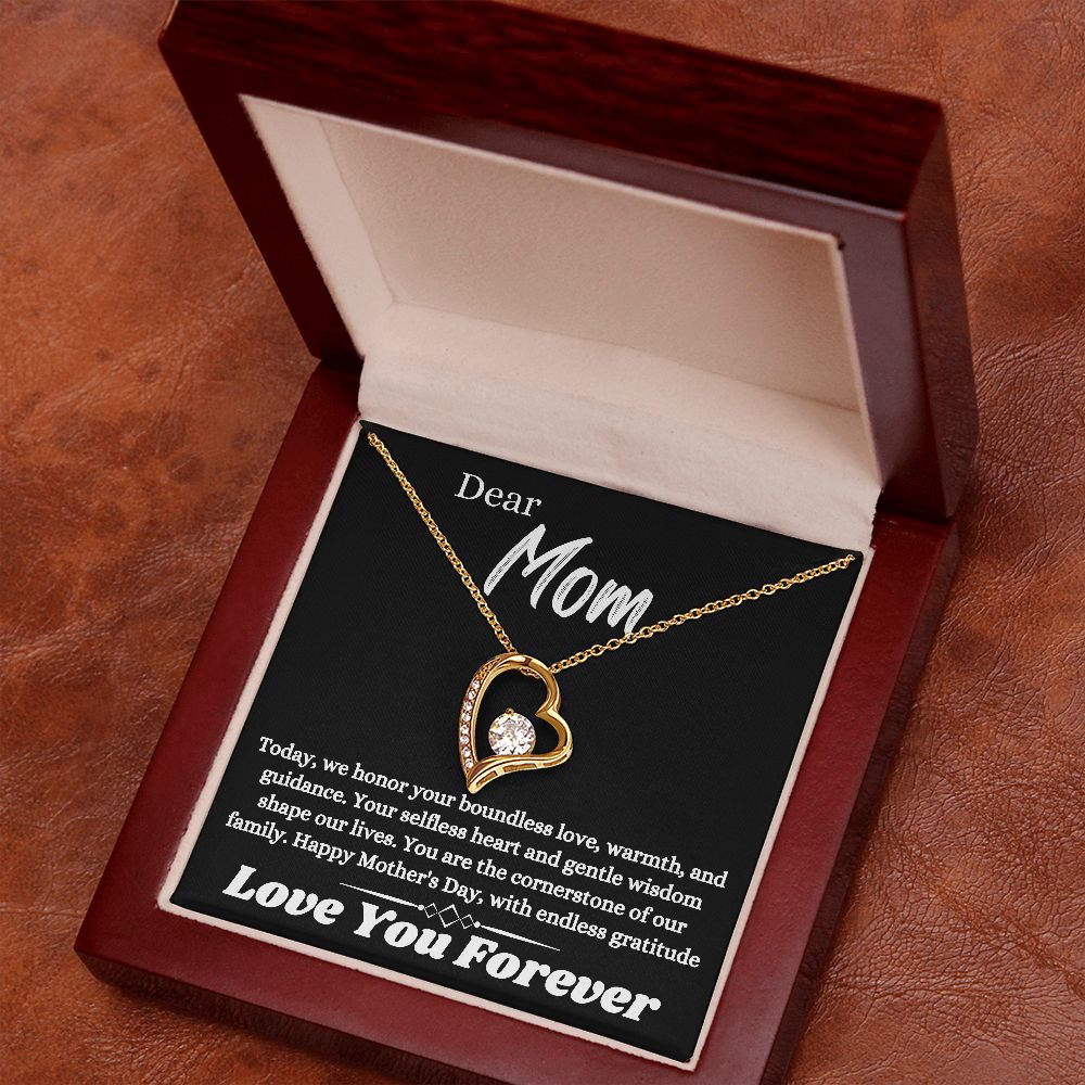 Mothers Day Jewelry Gift To The Best Mom In The World, Unique Gift Idea For Mother's Day, Jewelry Necklace With Message Card In A Box, Daughter And Son To Mom Jewelry - Zahlia