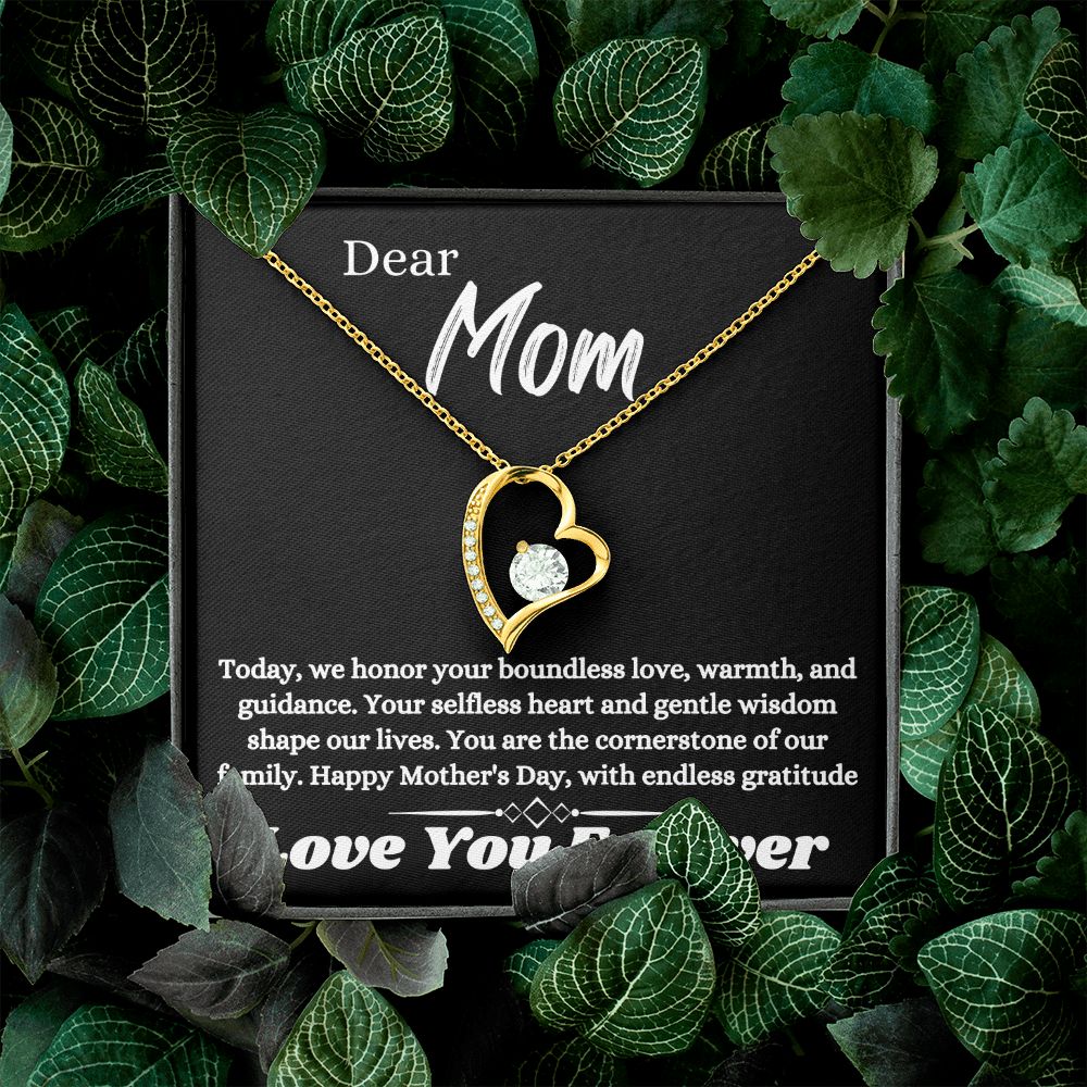 Mothers Day Jewelry Gift To The Best Mom In The World, Unique Gift Idea For Mother's Day, Jewelry Necklace With Message Card In A Box, Daughter And Son To Mom Jewelry - Zahlia