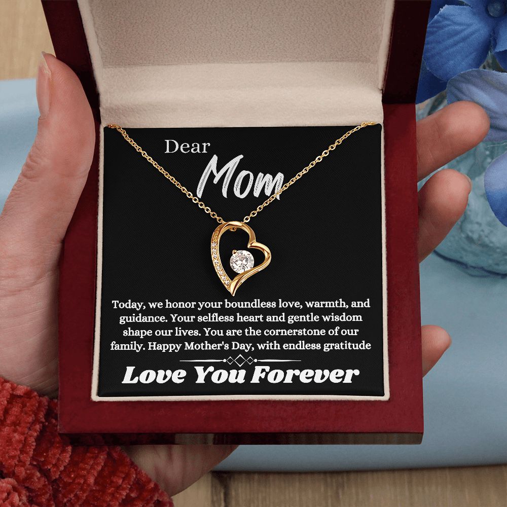 Mothers Day Jewelry Gift To The Best Mom In The World, Unique Gift Idea For Mother's Day, Jewelry Necklace With Message Card In A Box, Daughter And Son To Mom Jewelry - Zahlia