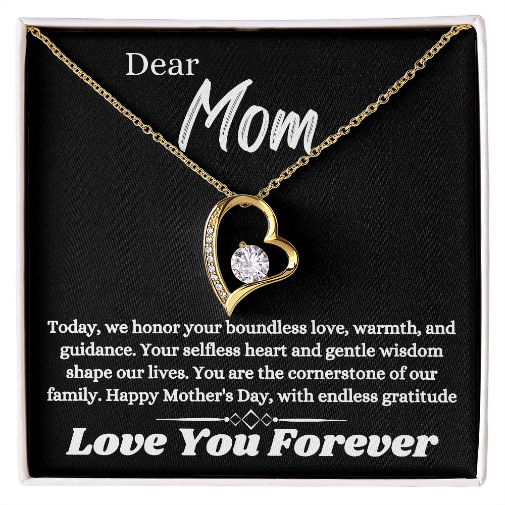 Mothers Day Jewelry Gift To The Best Mom In The World, Unique Gift Idea For Mother's Day, Jewelry Necklace With Message Card In A Box, Daughter And Son To Mom Jewelry - Zahlia