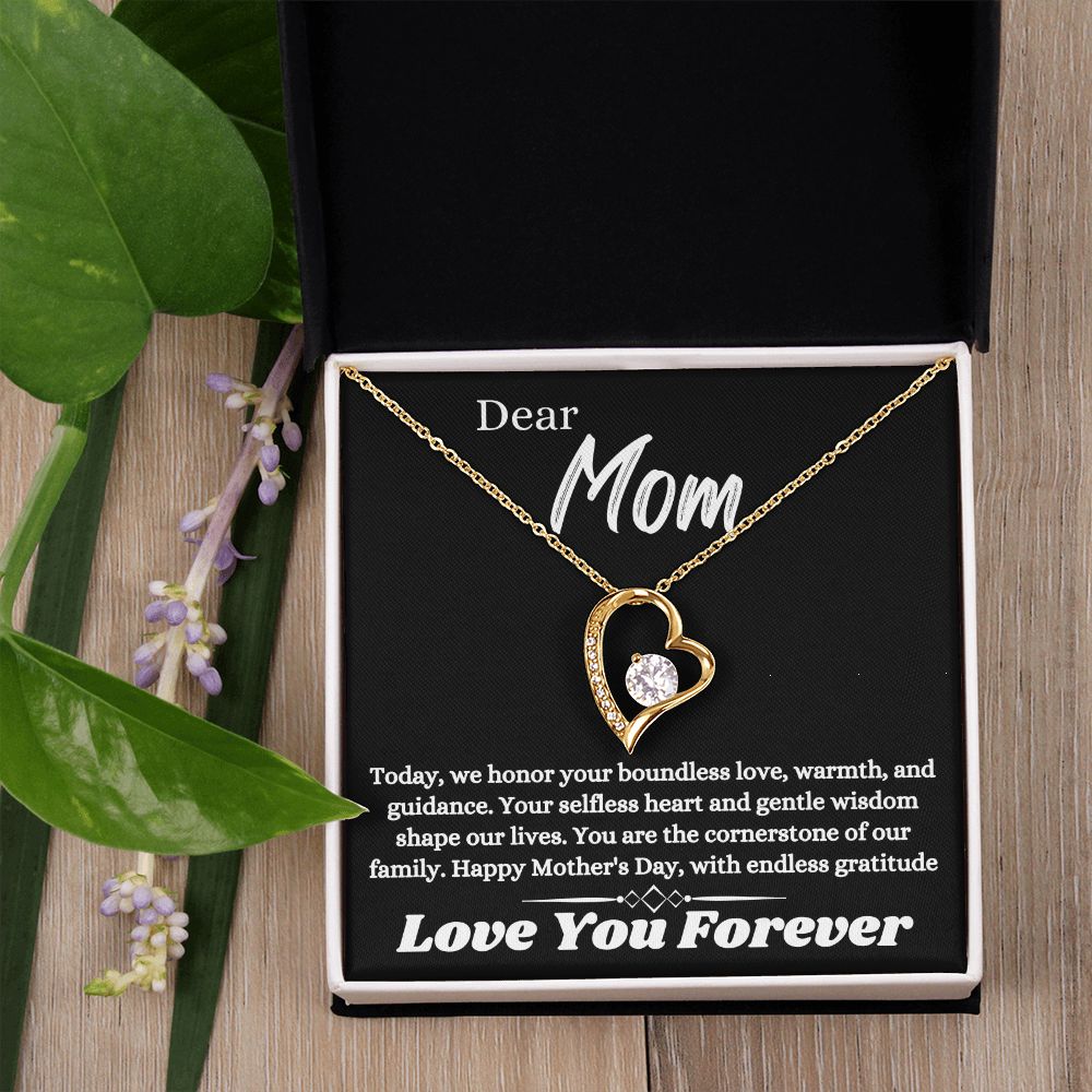 Mothers Day Jewelry Gift To The Best Mom In The World, Unique Gift Idea For Mother's Day, Jewelry Necklace With Message Card In A Box, Daughter And Son To Mom Jewelry - Zahlia