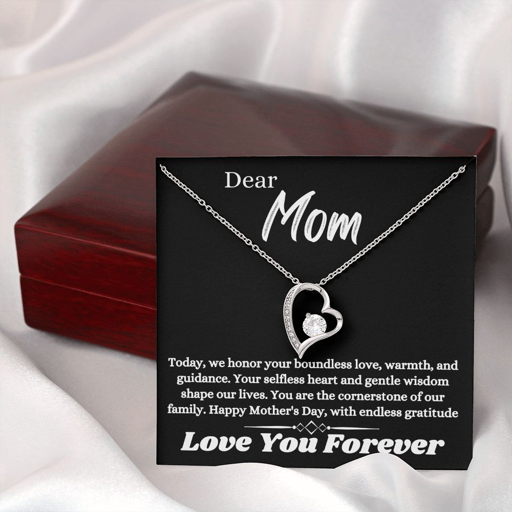 Mothers Day Jewelry Gift To The Best Mom In The World, Unique Gift Idea For Mother's Day, Jewelry Necklace With Message Card In A Box, Daughter And Son To Mom Jewelry - Zahlia