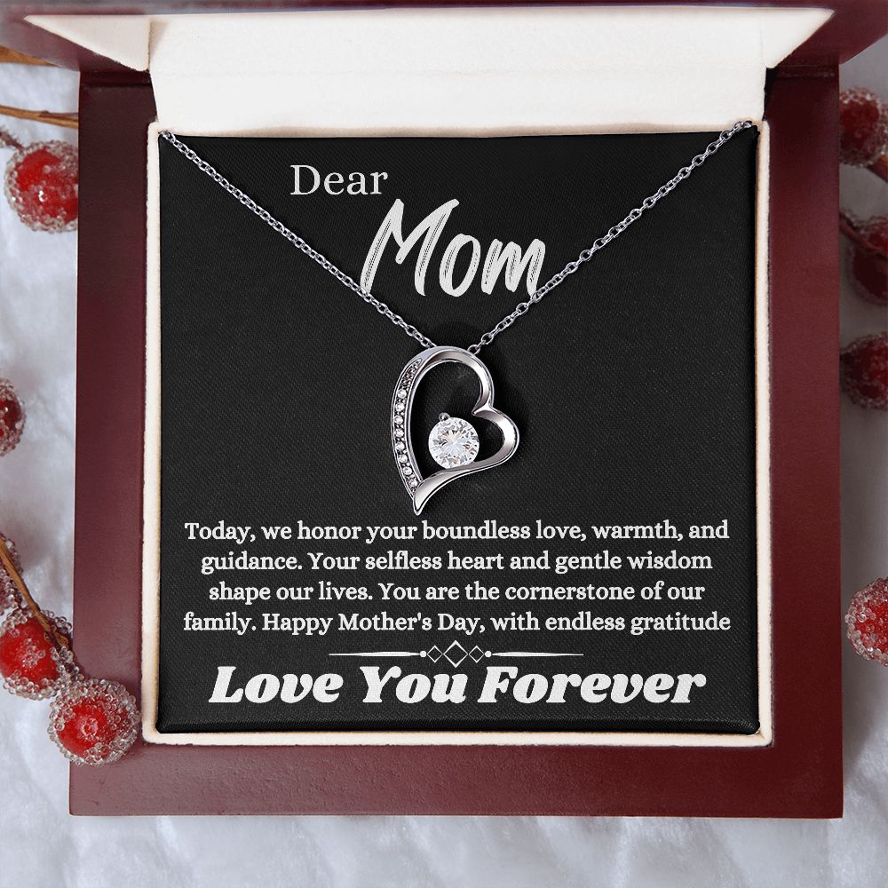 Mothers Day Jewelry Gift To The Best Mom In The World, Unique Gift Idea For Mother's Day, Jewelry Necklace With Message Card In A Box, Daughter And Son To Mom Jewelry - Zahlia