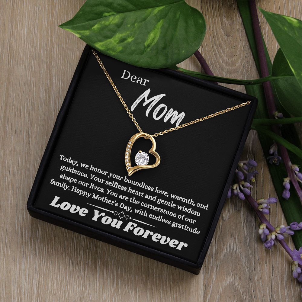 Mothers Day Jewelry Gift To The Best Mom In The World, Unique Gift Idea For Mother's Day, Jewelry Necklace With Message Card In A Box, Daughter And Son To Mom Jewelry - Zahlia